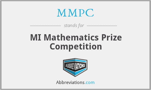 MMPC - MI Mathematics Prize Competition