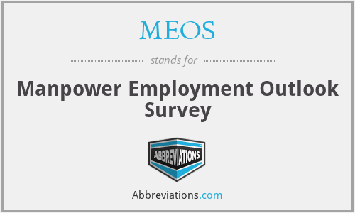 MEOS - Manpower Employment Outlook Survey