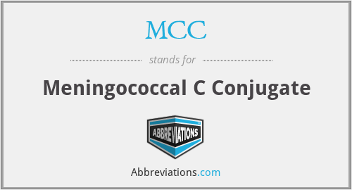 MCC - Meningococcal C Conjugate