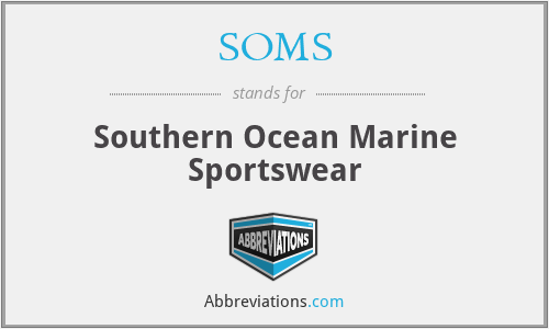SOMS - Southern Ocean Marine Sportswear