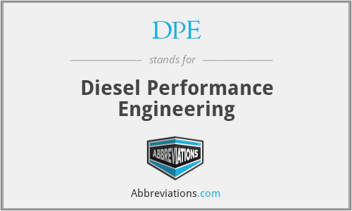 DPE - Diesel Performance Engineering