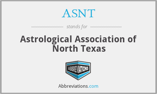 ASNT - Astrological Association of North Texas