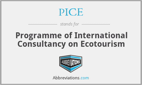 PICE - Programme of International Consultancy on Ecotourism