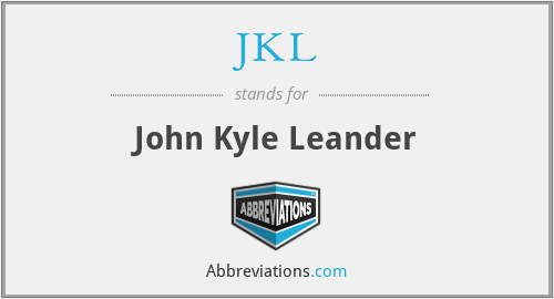 JKL - John Kyle Leander