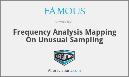 FAMOUS - Frequency Analysis Mapping On Unusual Sampling
