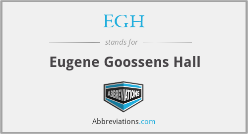 EGH - Eugene Goossens Hall