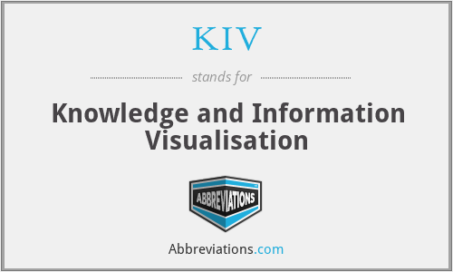 KIV - Knowledge and Information Visualisation