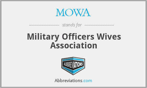 MOWA - Military Officers Wives Association