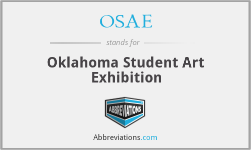 OSAE - Oklahoma Student Art Exhibition