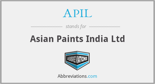 APIL - Asian Paints India Ltd