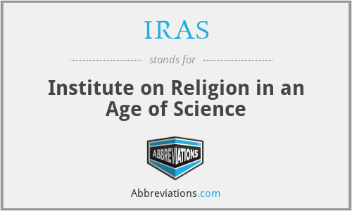 IRAS - Institute on Religion in an Age of Science