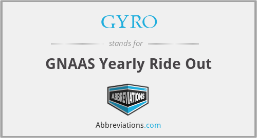GYRO - GNAAS Yearly Ride Out