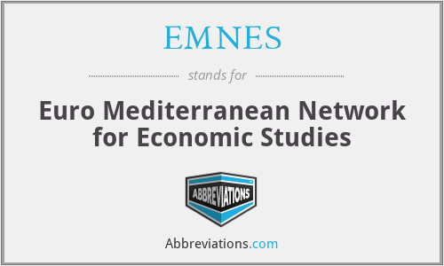 EMNES - Euro Mediterranean Network for Economic Studies