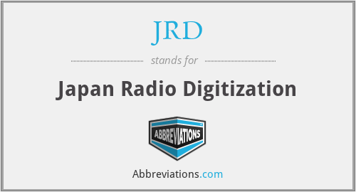 JRD - Japan Radio Digitization