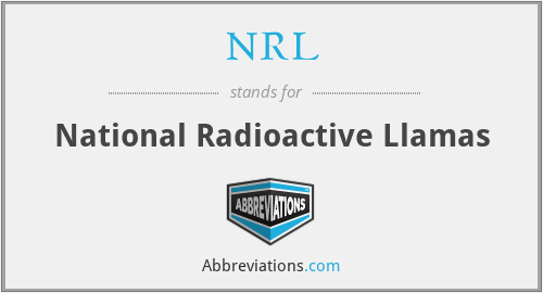NRL - National Radioactive Llamas