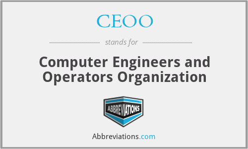 CEOO - Computer Engineers and Operators Organization