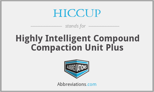 HICCUP - Highly Intelligent Compound Compaction Unit Plus