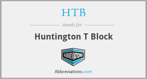HTB - Huntington T Block