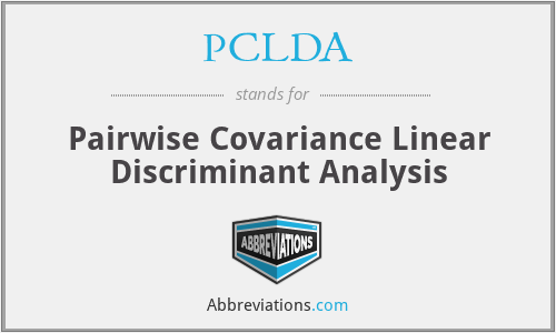PCLDA - Pairwise Covariance Linear Discriminant Analysis