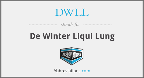 DWLL - De Winter Liqui Lung