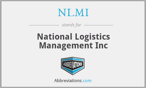 NLMI - National Logistics Management Inc