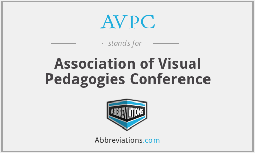 AVPC - Association of Visual Pedagogies Conference