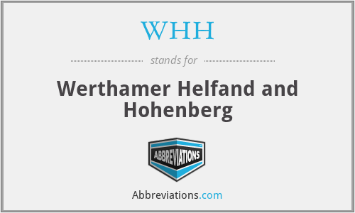 WHH - Werthamer Helfand and Hohenberg