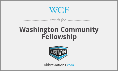 WCF - Washington Community Fellowship