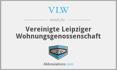 VLW - Vereinigte Leipziger Wohnungsgenossenschaft
