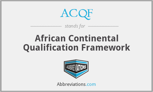 ACQF - African Continental Qualification Framework