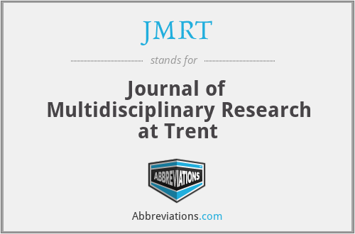 JMRT - Journal of Multidisciplinary Research at Trent