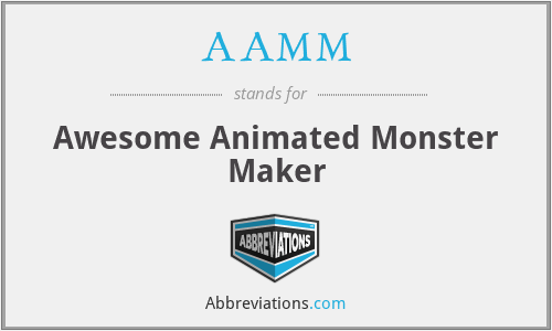 AAMM - Awesome Animated Monster Maker