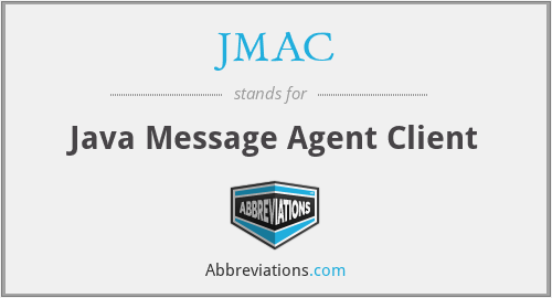 JMAC - Java Message Agent Client