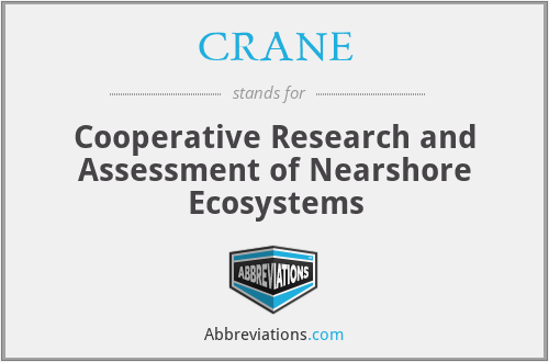 CRANE - Cooperative Research and Assessment of Nearshore Ecosystems