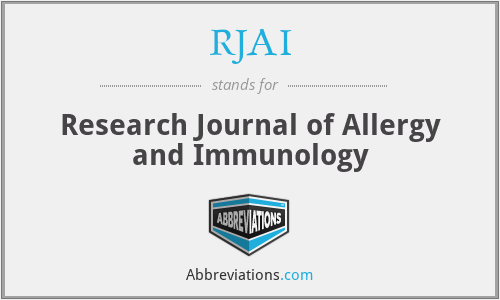 RJAI - Research Journal of Allergy and Immunology