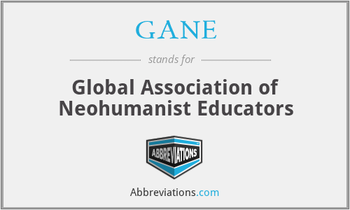 GANE - Global Association of Neohumanist Educators
