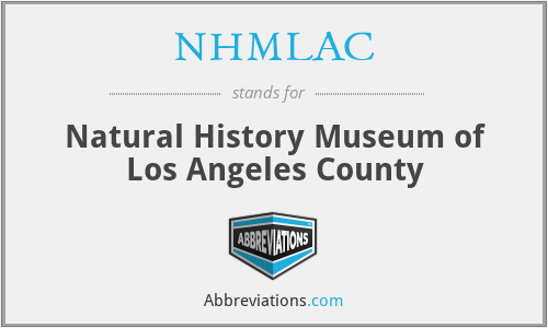NHMLAC - Natural History Museum of Los Angeles County