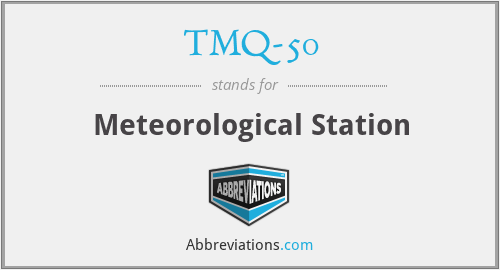 TMQ-50 - Meteorological Station