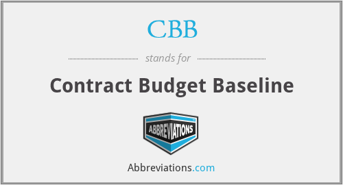 CBB - Contract Budget Baseline