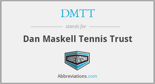 DMTT - Dan Maskell Tennis Trust