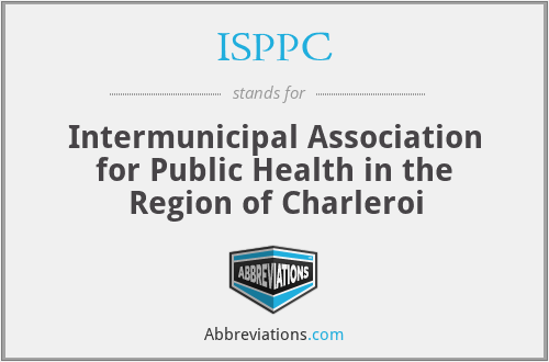 ISPPC - Intermunicipal Association for Public Health in the Region of Charleroi
