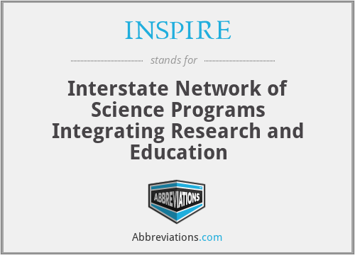 INSPIRE - Interstate Network of Science Programs Integrating Research and Education