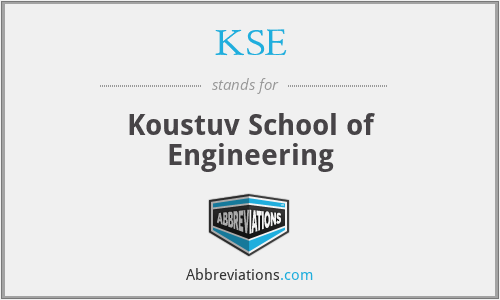 KSE - Koustuv School of Engineering