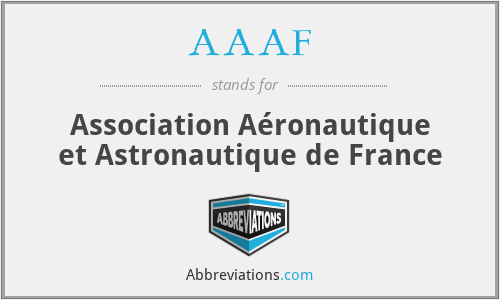 AAAF - Association Aéronautique et Astronautique de France