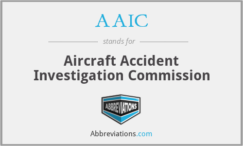 AAIC - Aircraft Accident Investigation Commission