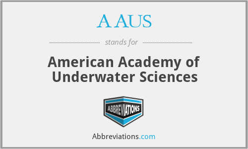 AAUS - American Academy of Underwater Sciences