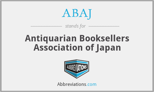 ABAJ - Antiquarian Booksellers Association of Japan
