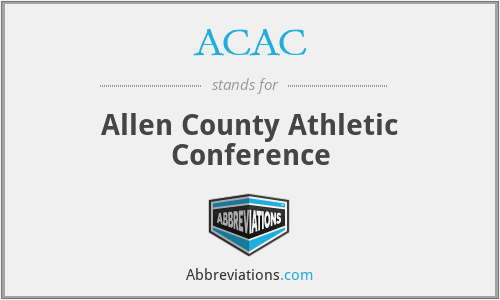 ACAC - Allen County Athletic Conference