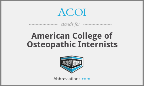 ACOI - American College of Osteopathic Internists