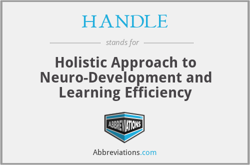HANDLE - Holistic Approach to Neuro-Development and Learning Efficiency